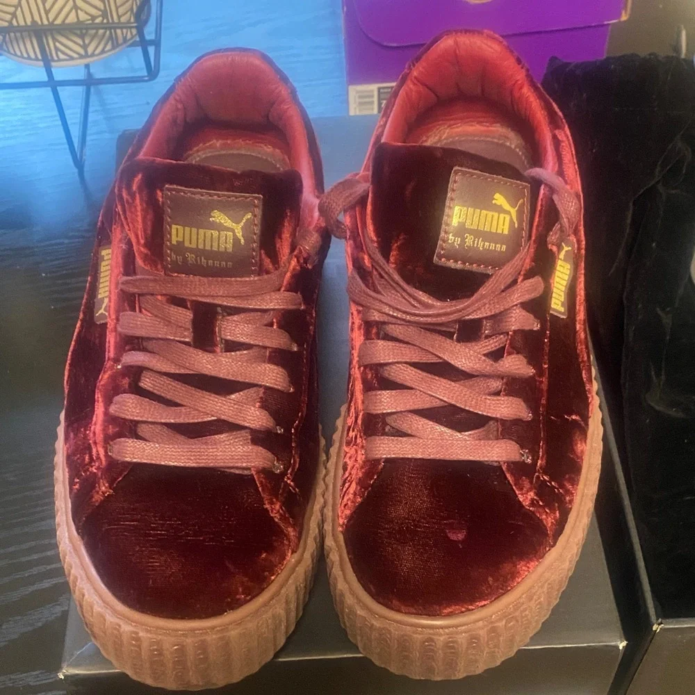 Puma Creeper Velvet Sneakers - Picture 1 of 5